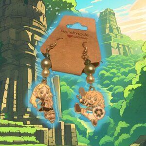 🎮Zelda & Link Dangle Earrings - HANDMADE